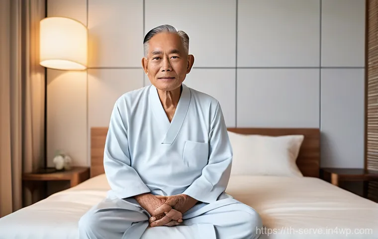 에이지테크 서비스의 사용자 요구 조사 - **"A heartwarming scene depicting an elderly Thai woman, approximately 70-75 years old, with a gentl...