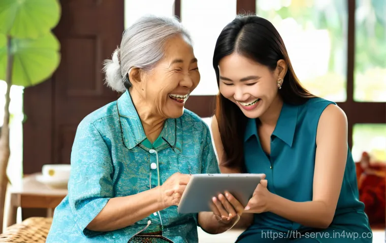 에이지테크 서비스의 새로운 기회 - **Prompt:** A cheerful, active elderly Thai woman, approximately 75 years old, with a warm smile, is... 에이지테크 서비스의 새로운 기회 - **Prompt:** A cheerful, active elderly Thai woman, approximately 75 years old, with a warm smile, is...
